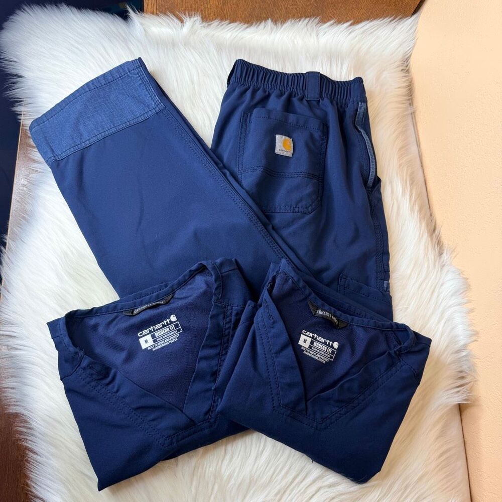 Carhartt Force Modern Fit Scrub Set Size Medium